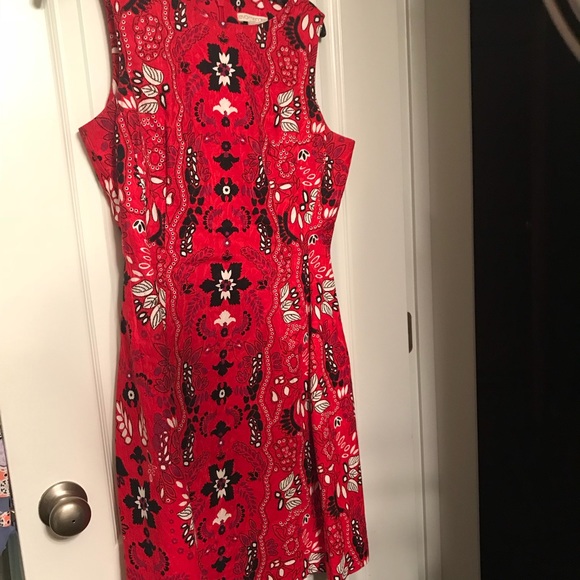 eva mendes for New York & Company Dresses & Skirts - Red sleeveless Eva Mendes dress